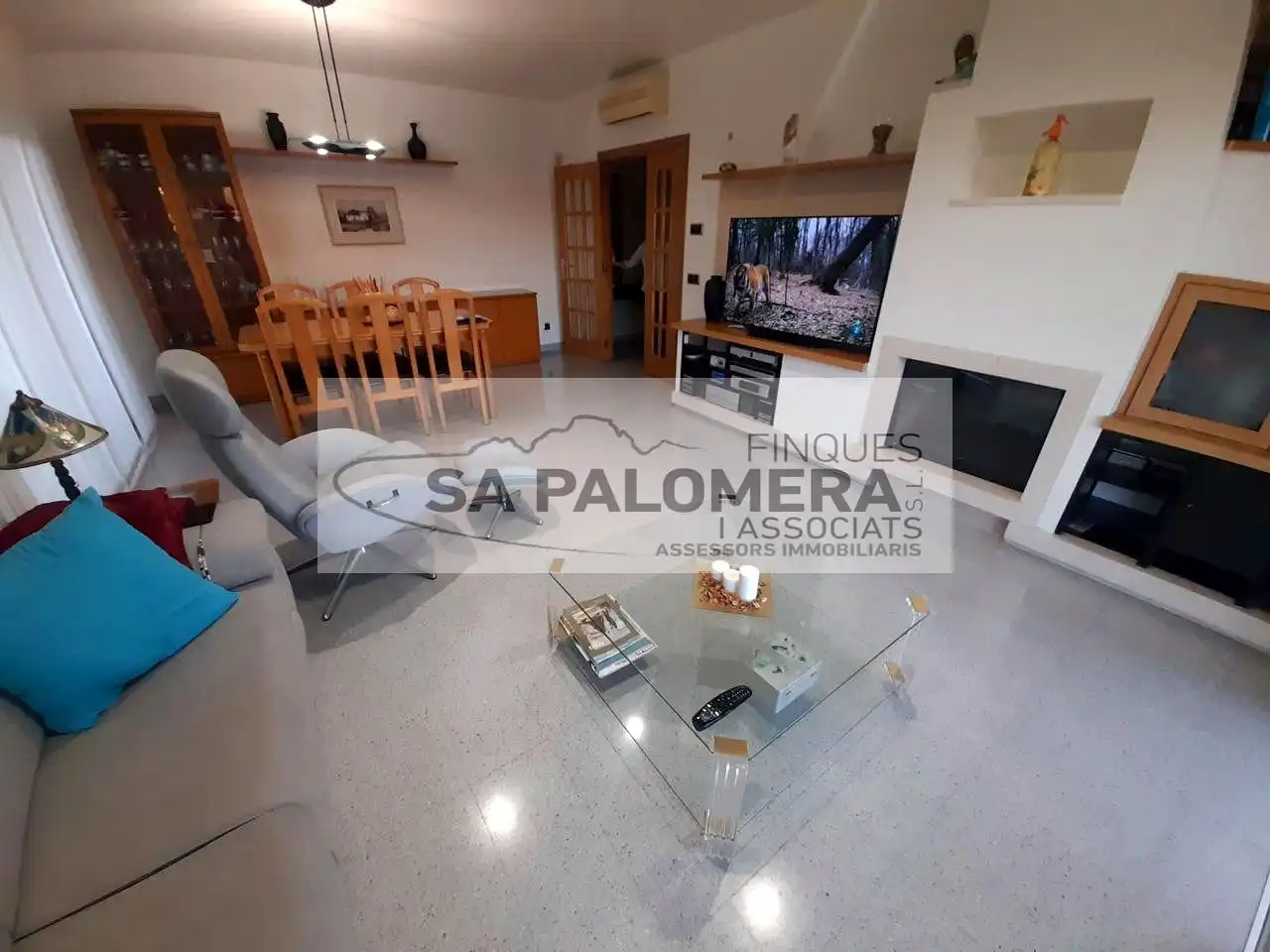 Sala de estar de Casa o chalet en venta en Blanes con Aire acondicionado, Jardín privado y Terraza