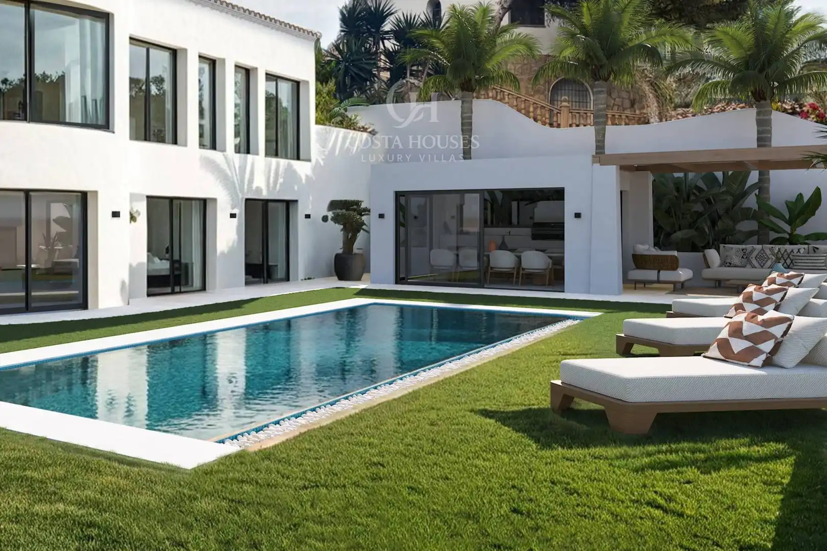 Exterior view of Houses for sale in Jávea / Xàbia  with Air Conditioner, Heating and Private garden