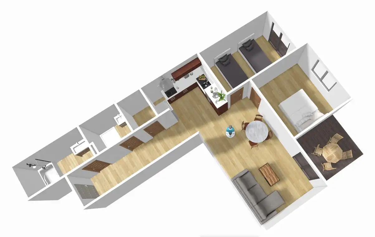 Piso con terraza en venta en Carrer de Catalunya, imagen 4