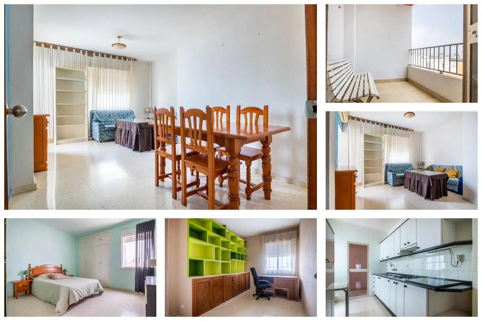 Exterior view of Flat for sale in Dos Hermanas  with Air Conditioner, Terrace and Furnished