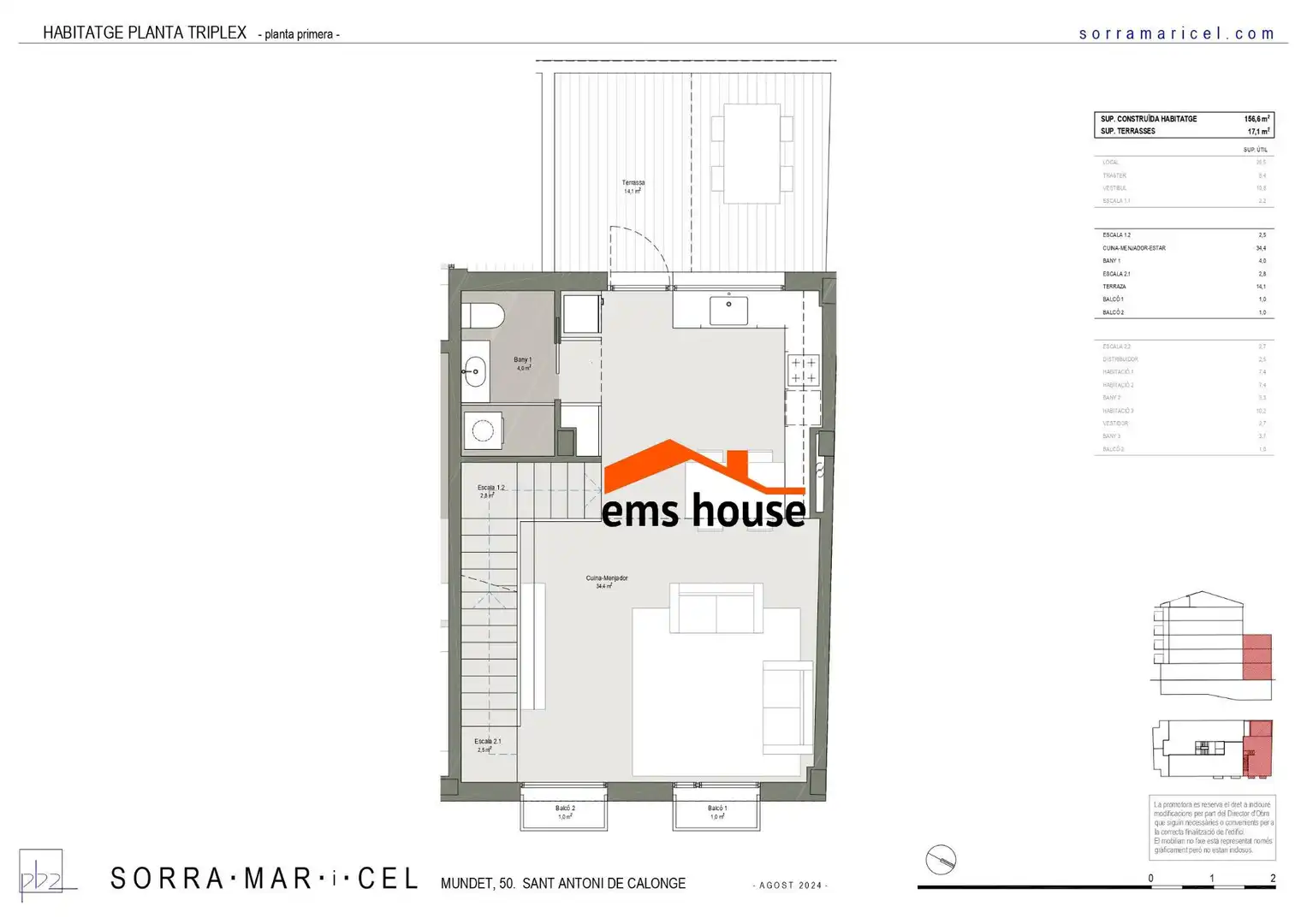 Casa adosada en venta en Calonge i Sant Antoni con Aire acondicionado, Calefacción y Terraza