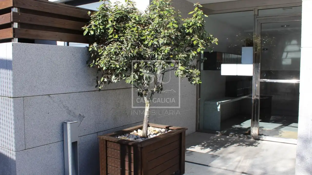 Terrace of Flat for rent in Baiona  with Heating, Parquet flooring and Terrace