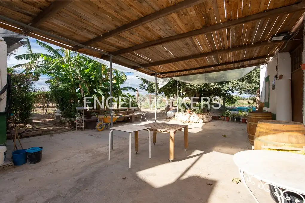 Terrasse von Country house zum Verkauf in Valencia mit Heizung und Privatgarten