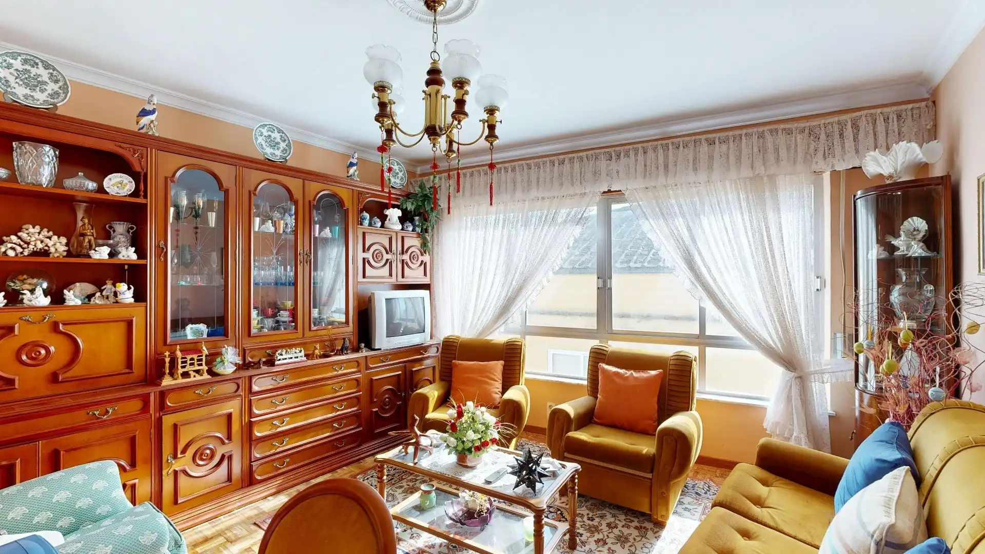 Sala de estar de Piso en venta en Foz con Terraza y Trastero