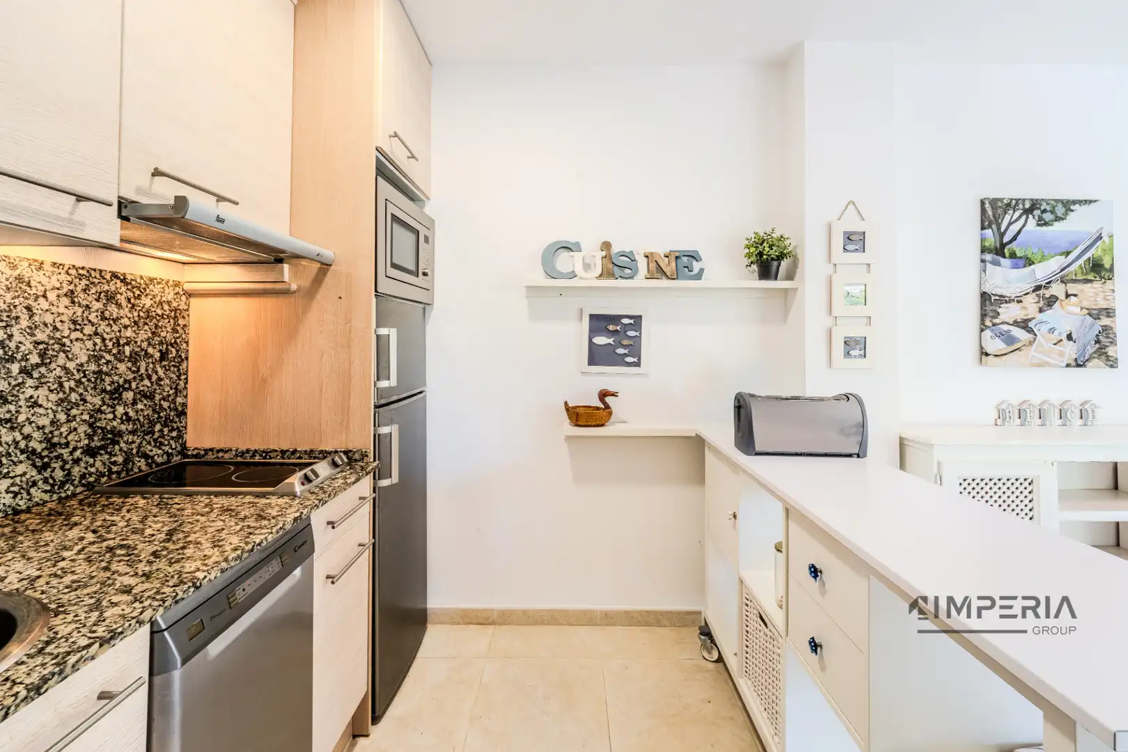 Küche von Wohnung zum Verkauf in L'Ametlla de Mar  mit Klimaanlage, Heizung und Terrasse