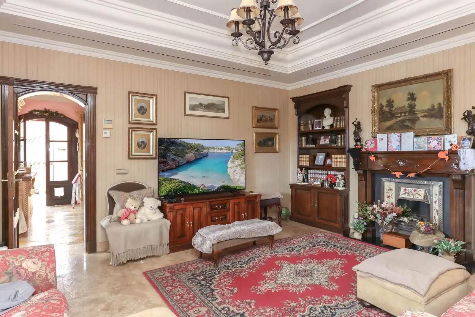 Sala de estar de Casa o chalet en venta en Monda con Aire acondicionado, Jardín privado y Trastero