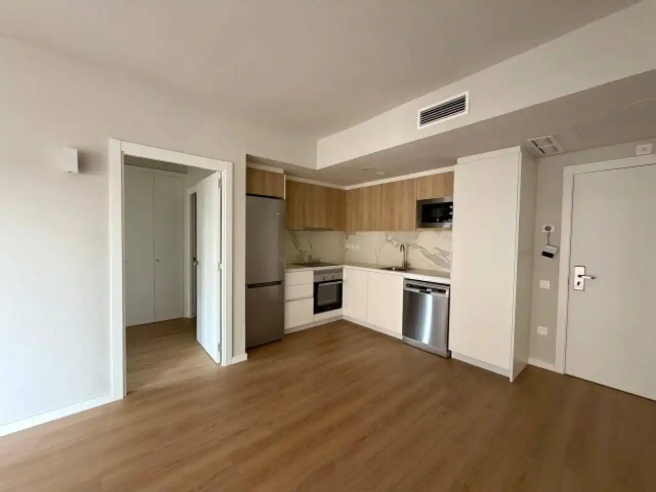 Kitchen of Flat for rent in Terrassa  with Air Conditioner, Heating and Parquet flooring