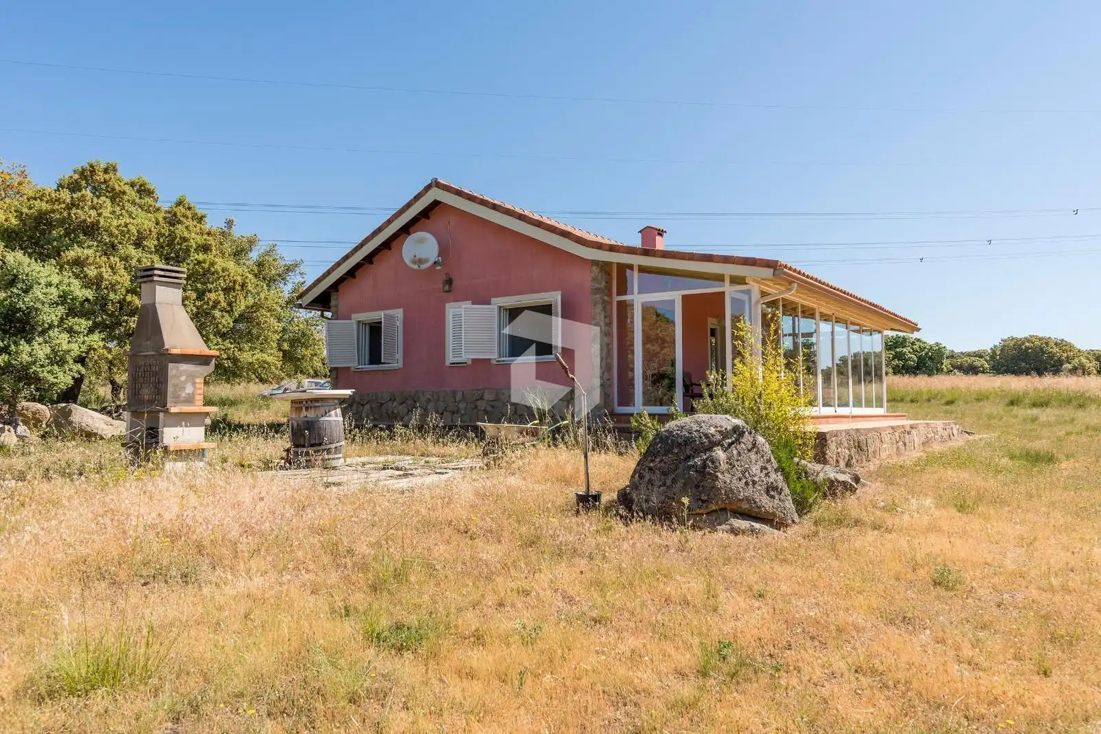 Außenansicht von Haus oder Chalet zum Verkauf in Población de Arroyo mit Heizung, Terrasse und Möbliert