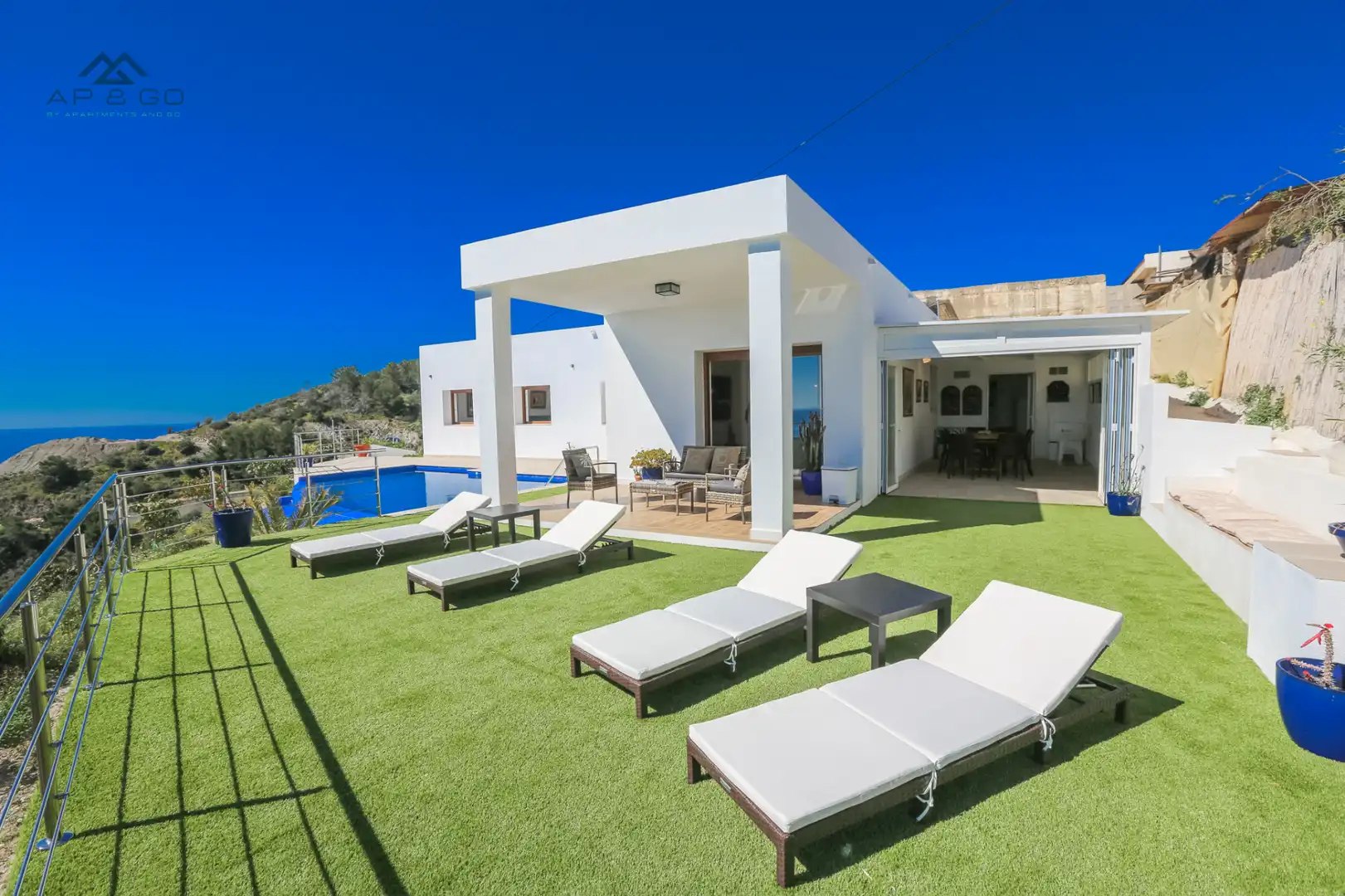 Terrassa de Casa o xalet de lloguer en Almuñécar amb Aire condicionat, Jardí privat i Terrassa