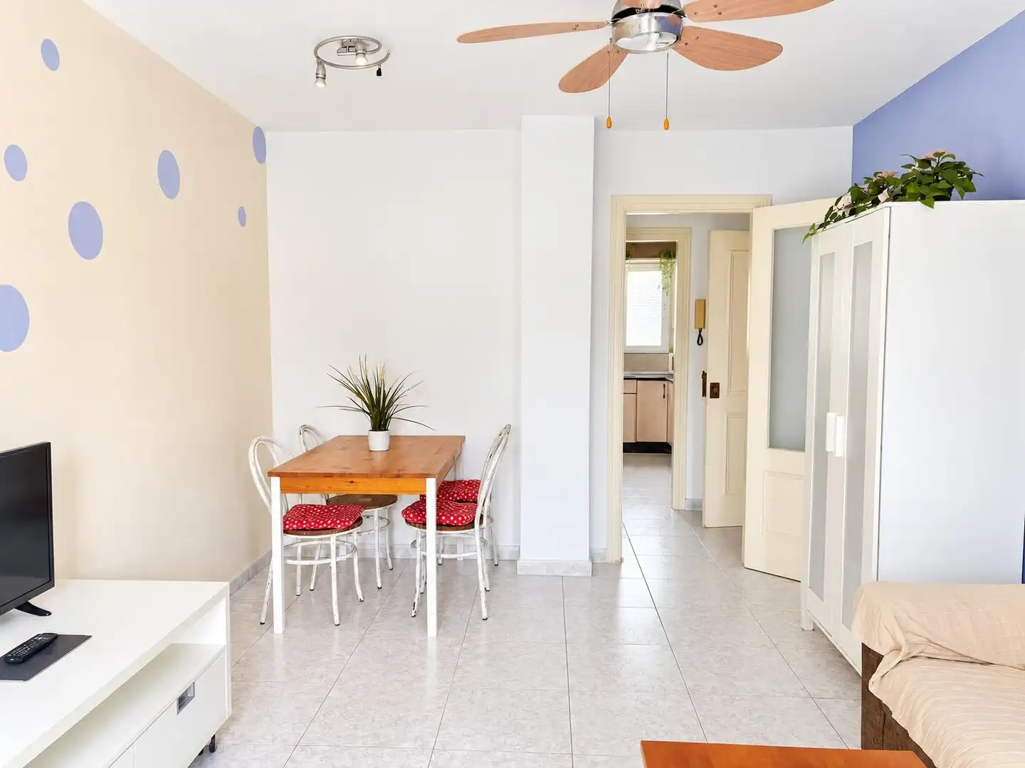Comedor de Piso de alquiler en Málaga con Amueblado y Balcón