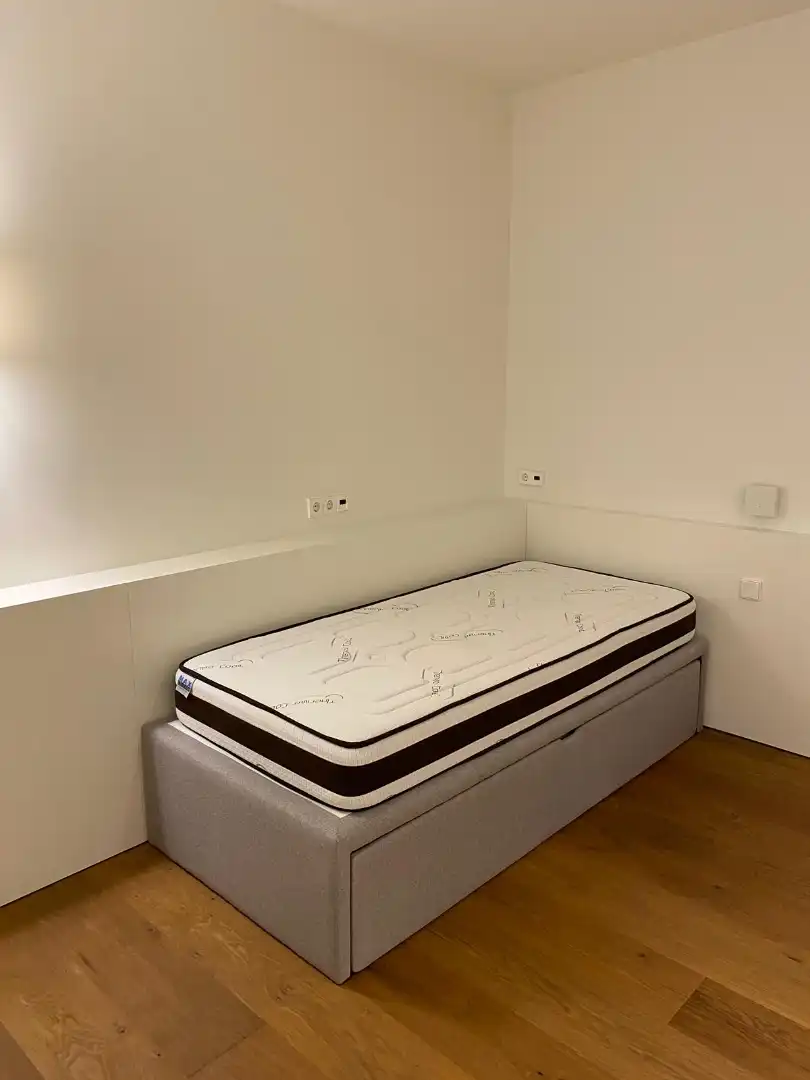 Schlafzimmer von Wohnung zur Miete in Barcelona mit Klimaanlage, Heizung und Parkett