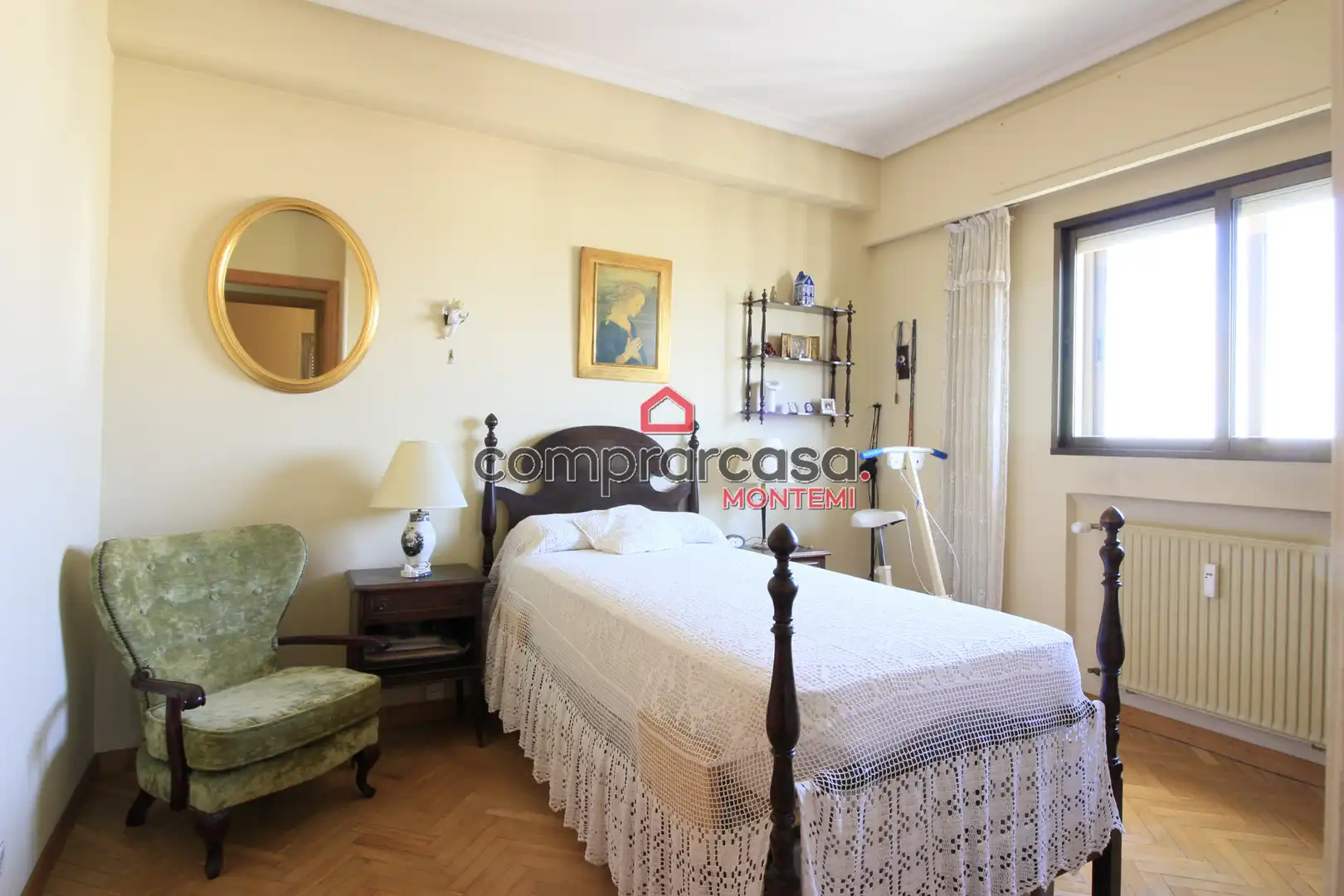 Schlafzimmer von Wohnung zum Verkauf in Madrid mit Heizung, Parkett und Terrasse