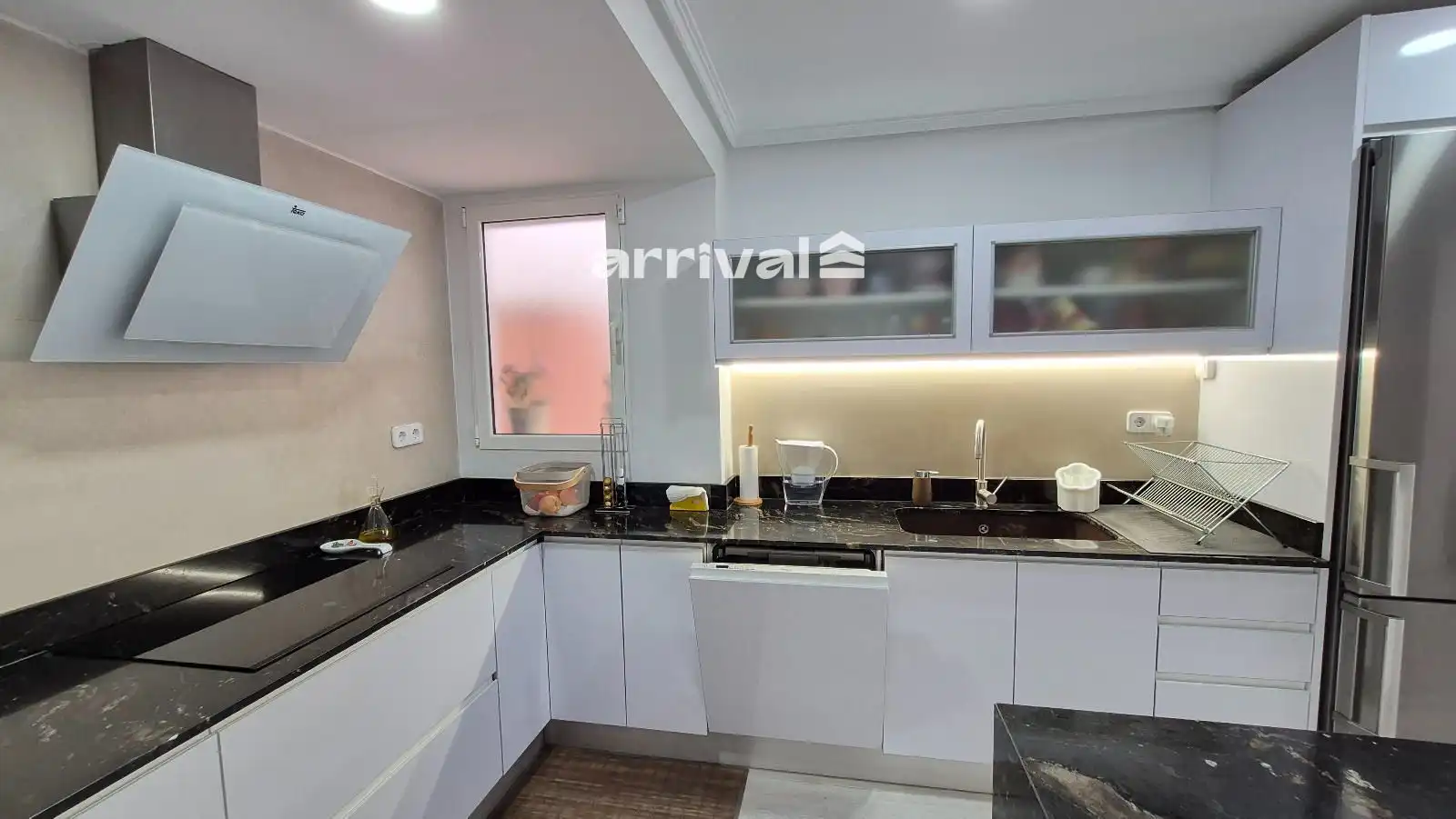 Küche von Wohnung zur Miete in Valencia mit Klimaanlage, Heizung und Terrasse