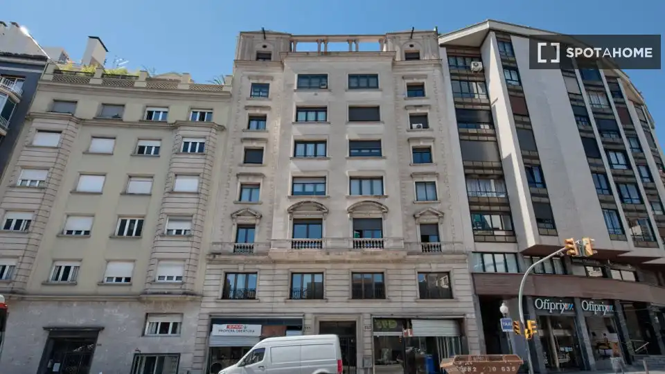 Exterior view of Flat for rent in Barcelona  with Air Conditioner, Heating and Furnished