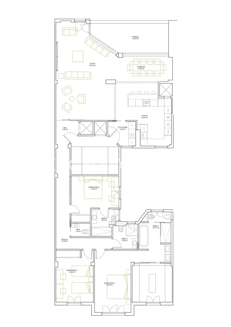 Piso con ascensor en venta en Lagasca, imagen 20
