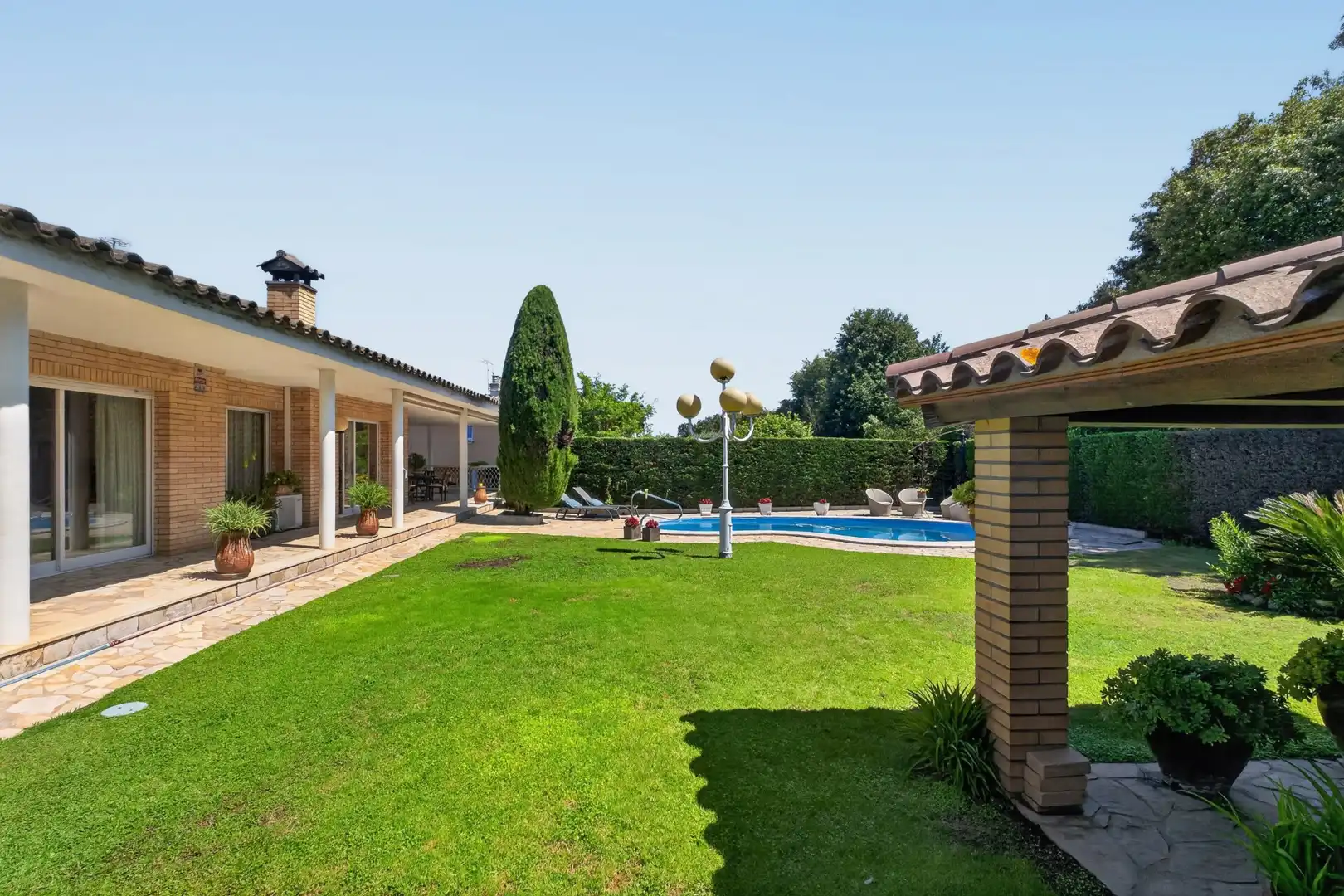 Garten von Haus oder Chalet zum Verkauf in Quart mit Klimaanlage, Heizung und Abstellraum