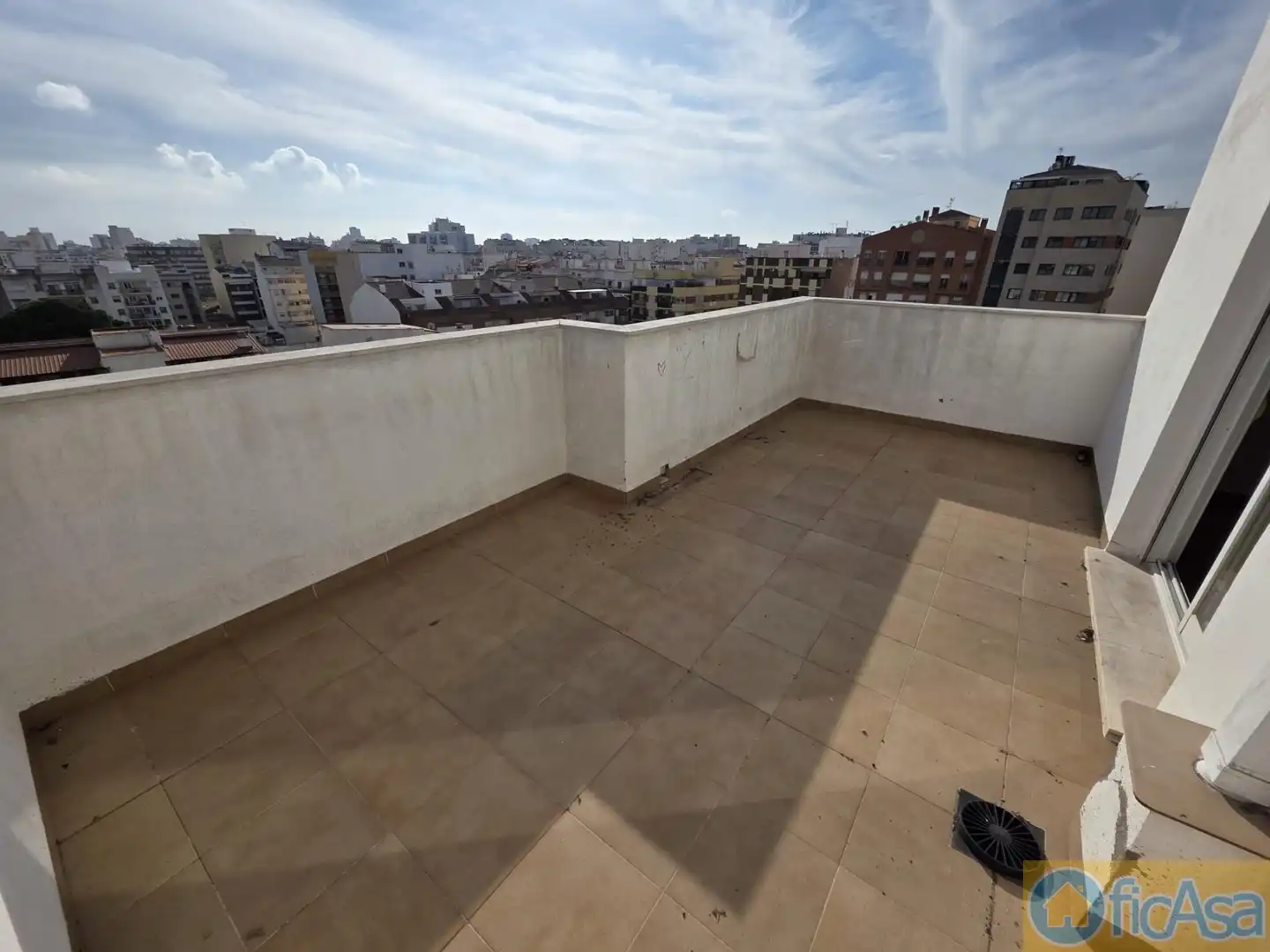 Terraza de Ático en venta en Castellón de la Plana / Castelló de la Plana con Aire acondicionado, Calefacción y Terraza
