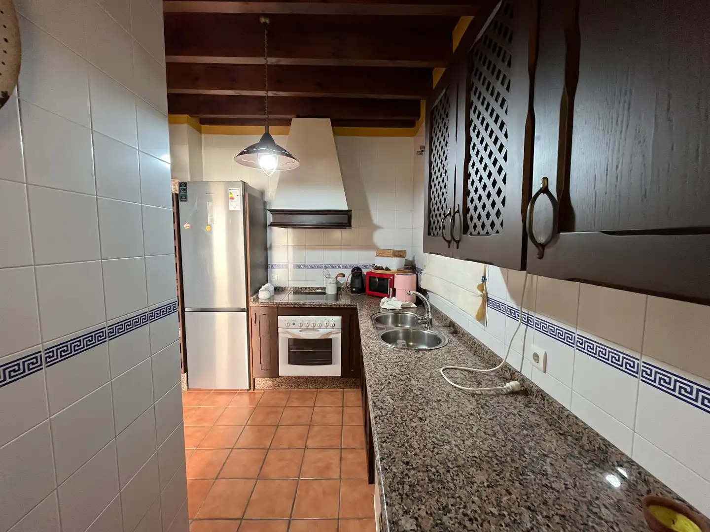 Cocina de Casa o chalet en venta en Aznalcázar con Aire acondicionado, Calefacción y Jardín privado