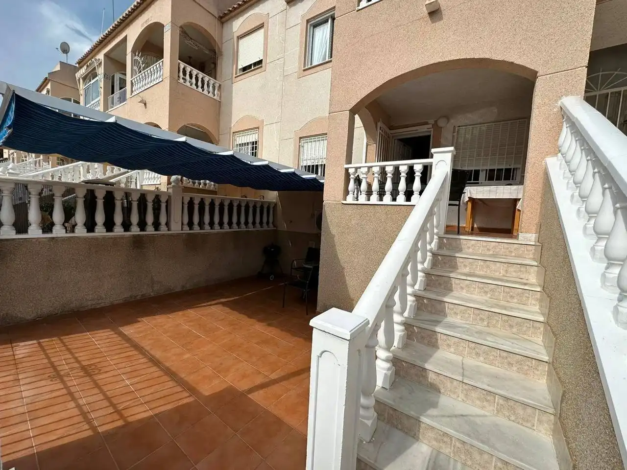 Balcony of Ground floor for rent in Torrevieja  with Air Conditioner, Heating and Private garden