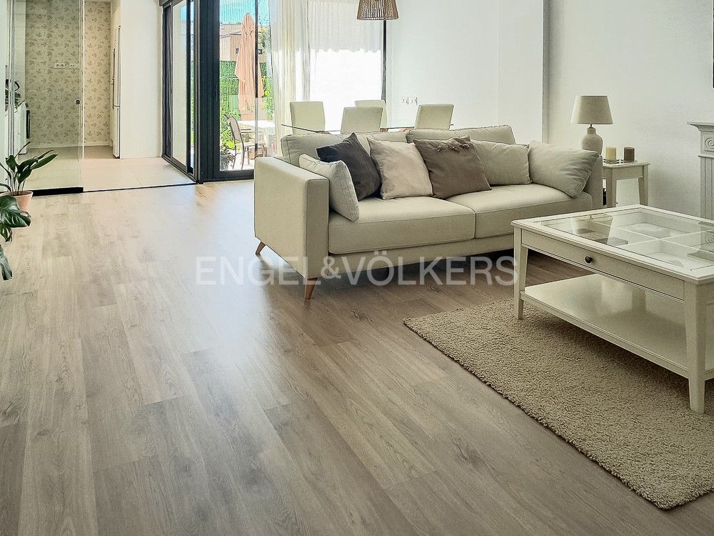 Living room of House or chalet to rent in  Valencia Capital  with Air Conditioner, Heating and Private garden