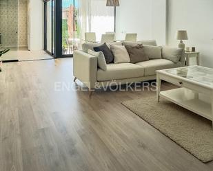 Living room of House or chalet to rent in  Valencia Capital  with Air Conditioner, Heating and Private garden