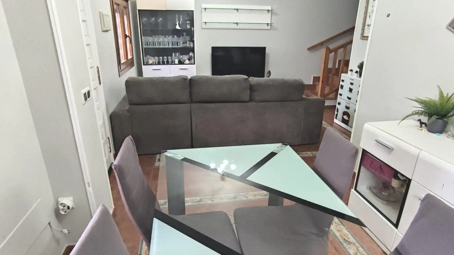 Sala de estar de Casa adosada en venta en Argoños  con Amueblado