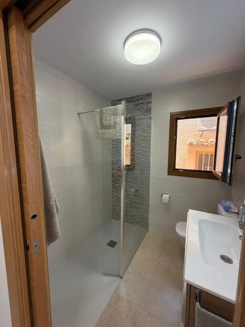 Bany de Casa o xalet de lloguer en Calpe / Calp amb Aire condicionat, Jardí privat i Terrassa