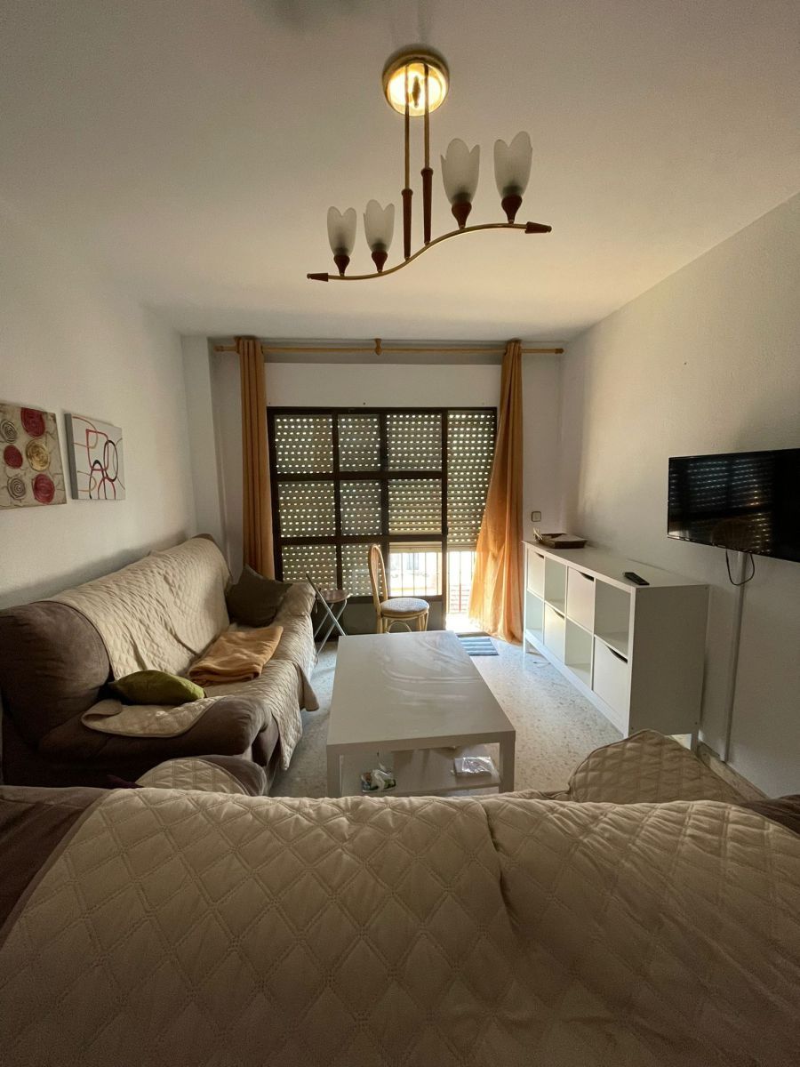 Living room of Flat to rent in  Huelva Capital  with Furnished and Balcony