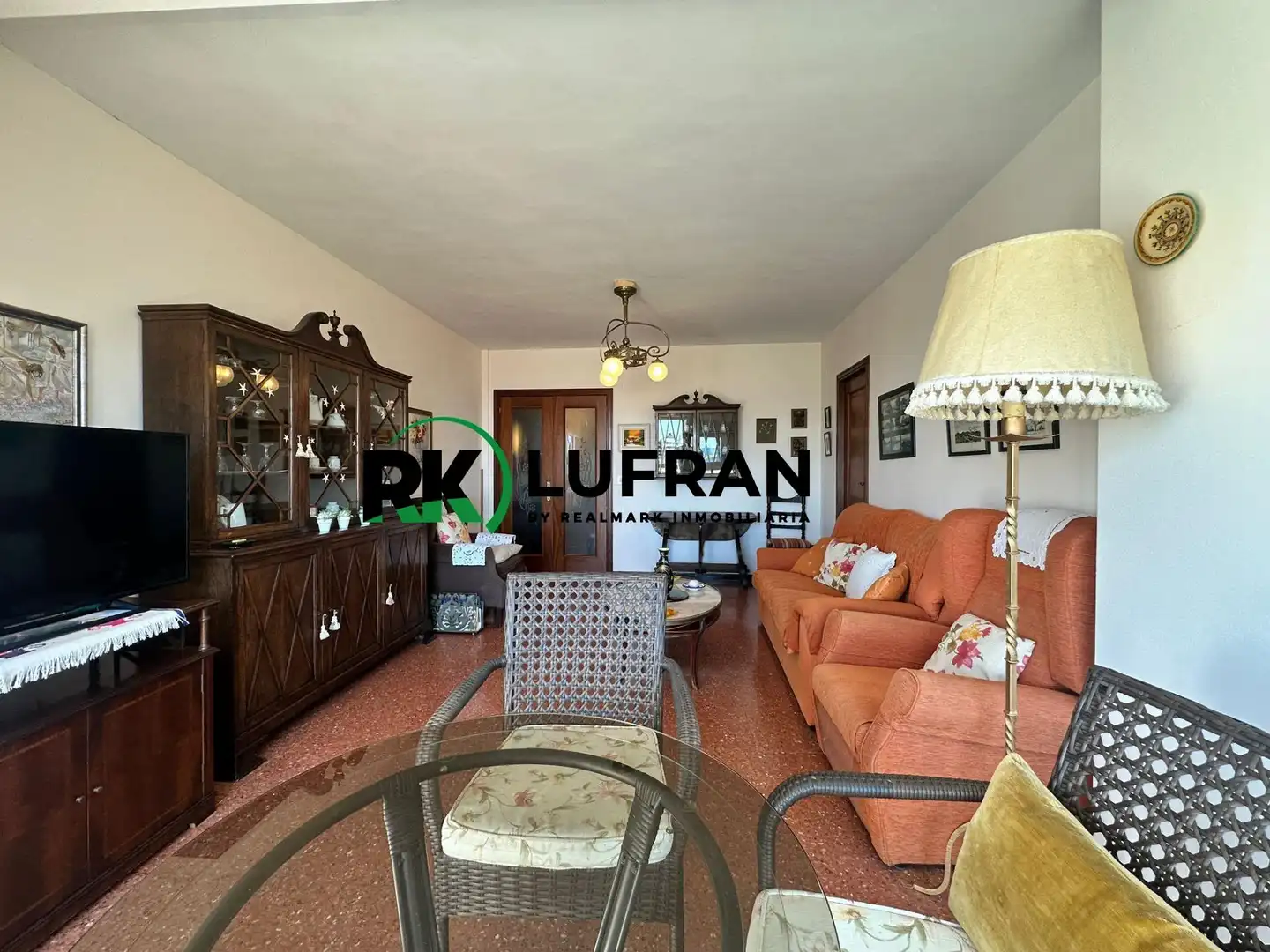 Sala d'estar de Apartament en venda en Alicante / Alacant amb Terrassa, Moblat i Balcó