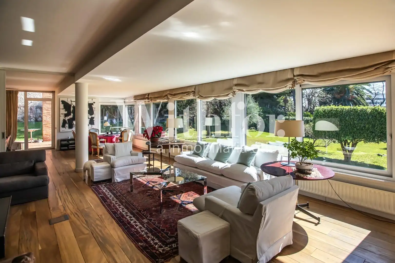 Living room of Houses for rent in Esplugues de Llobregat  with Air Conditioner, Heating and Private garden
