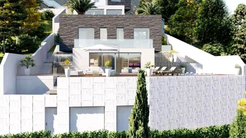 Vista exterior de Casa o chalet en venta en Málaga con Aire acondicionado, Jardín privado y Terraza