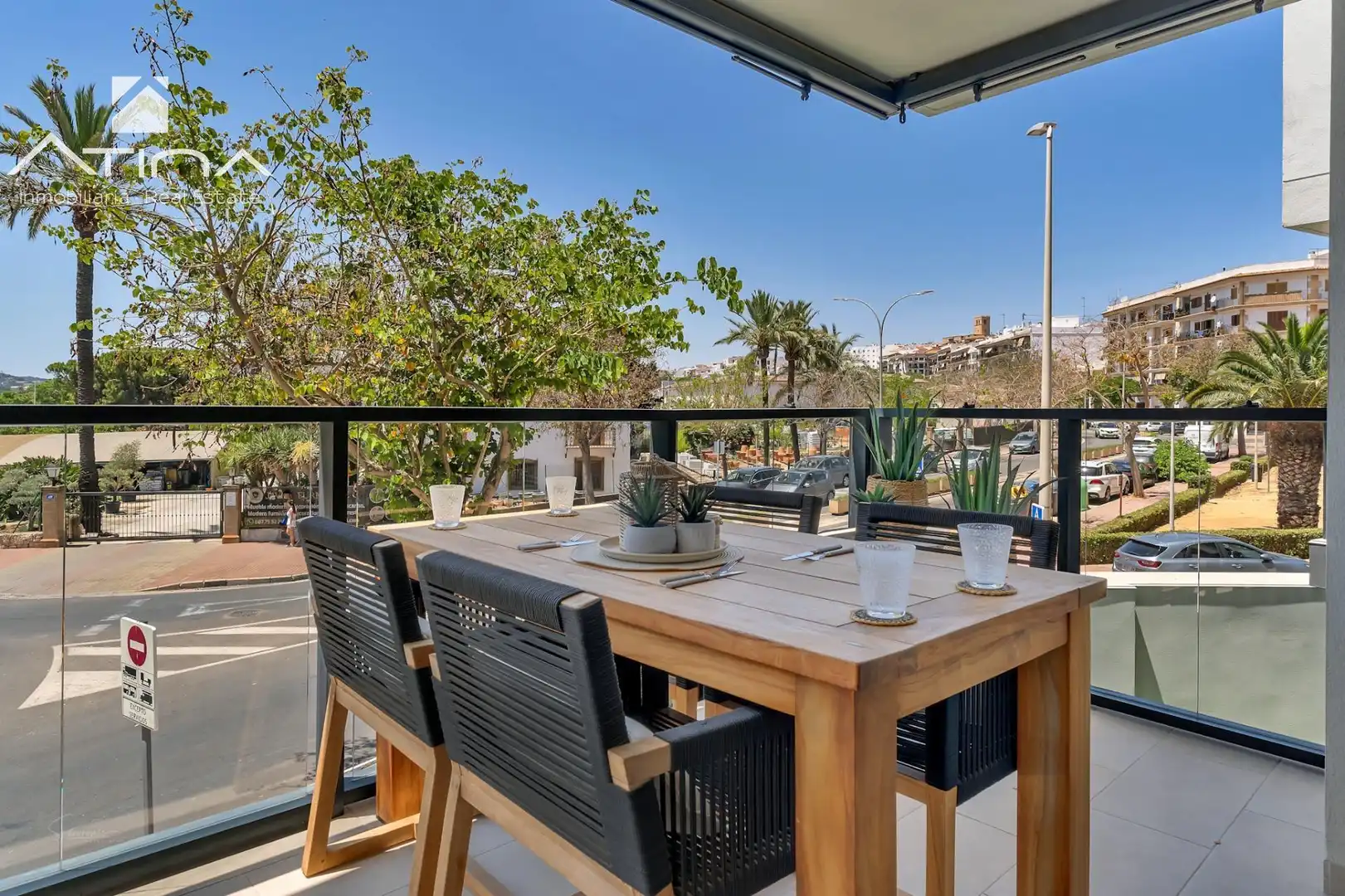 Terrassa de Apartament en venda en Jávea / Xàbia amb Aire condicionat, Jardí privat i Terrassa