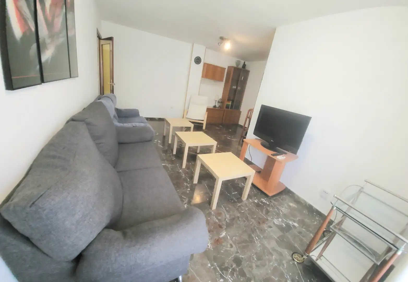 Wohnzimmer von Wohnung zur Miete in Granada mit Klimaanlage, Heizung und Möbliert