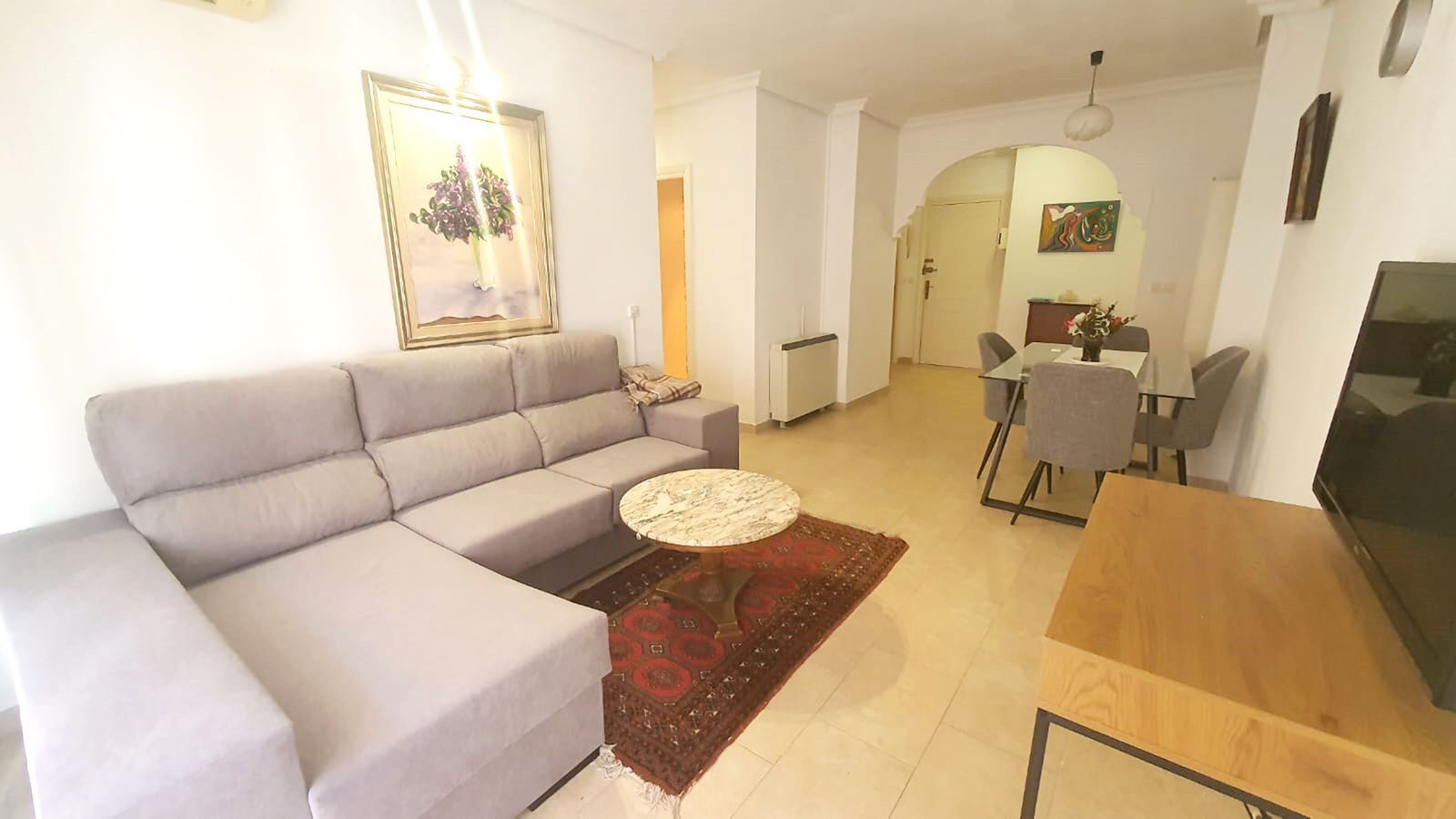 Sala d'estar de Apartament en venda en Fuengirola amb Aire condicionat, Calefacció i Terrassa