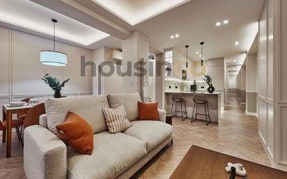 Living room of Flat for sale in  Madrid Capital  with Air Conditioner and Heating
