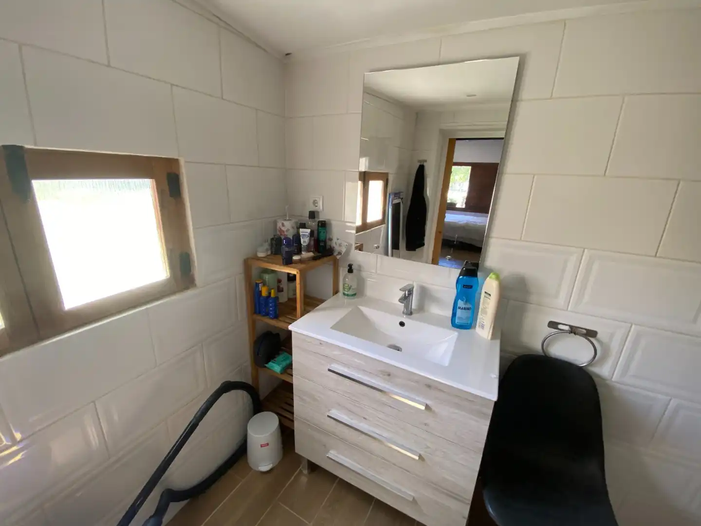Baño de Finca rústica en venta en Sax con Aire acondicionado, Calefacción y Jardín privado