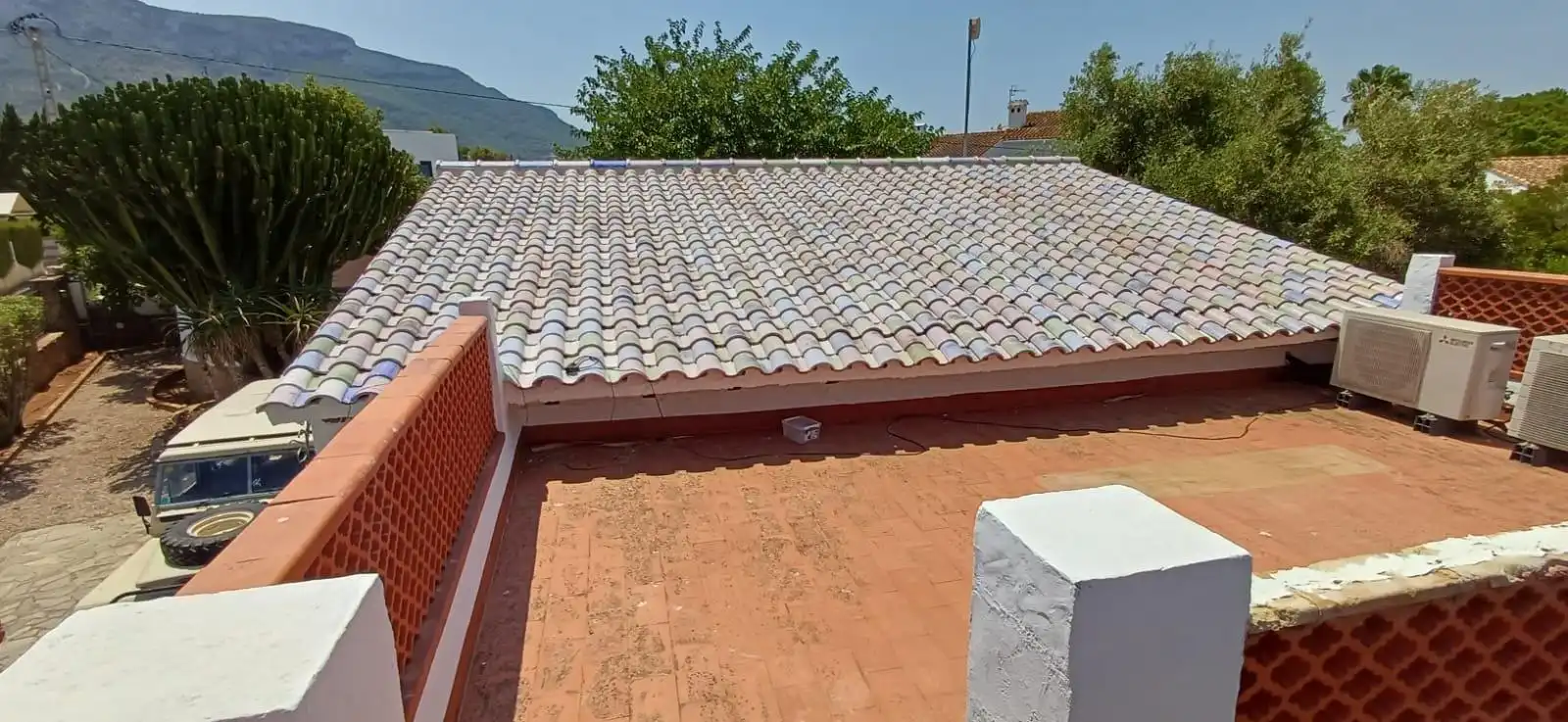 Terrace of Houses for rent in Dénia  with Air Conditioner, Heating and Private garden
