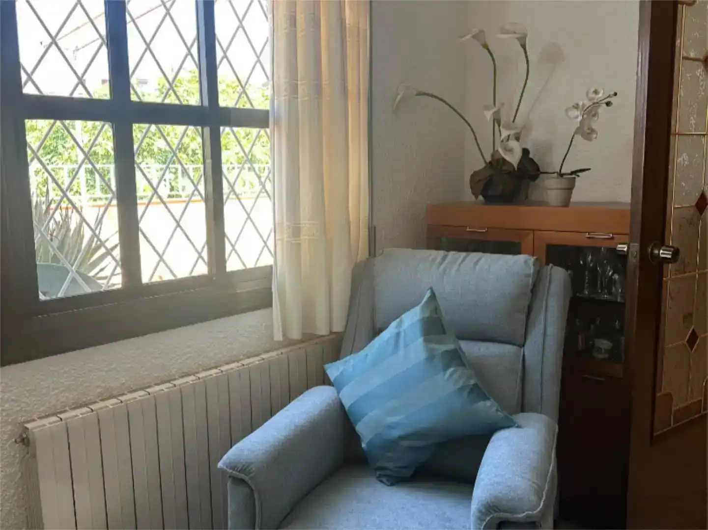 Sala d'estar de Pis en venda en Santa Coloma de Gramenet amb Aire condicionat