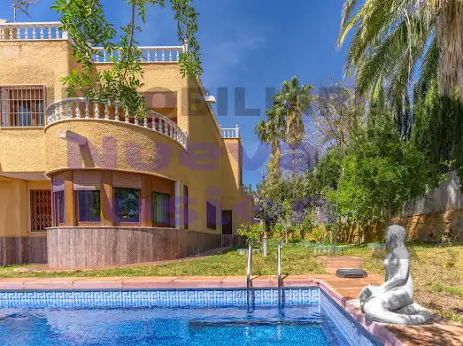 Exterior view of Houses for sale in Roquetas de Mar  with Air Conditioner, Heating and Private garden