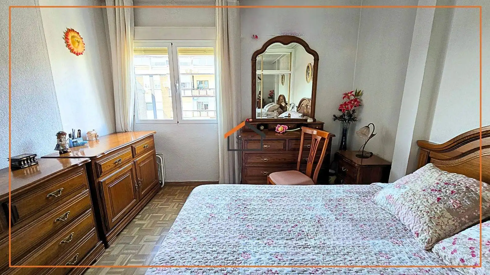 Schlafzimmer von Wohnung zum Verkauf in Madrid mit Klimaanlage, Heizung und Parkett