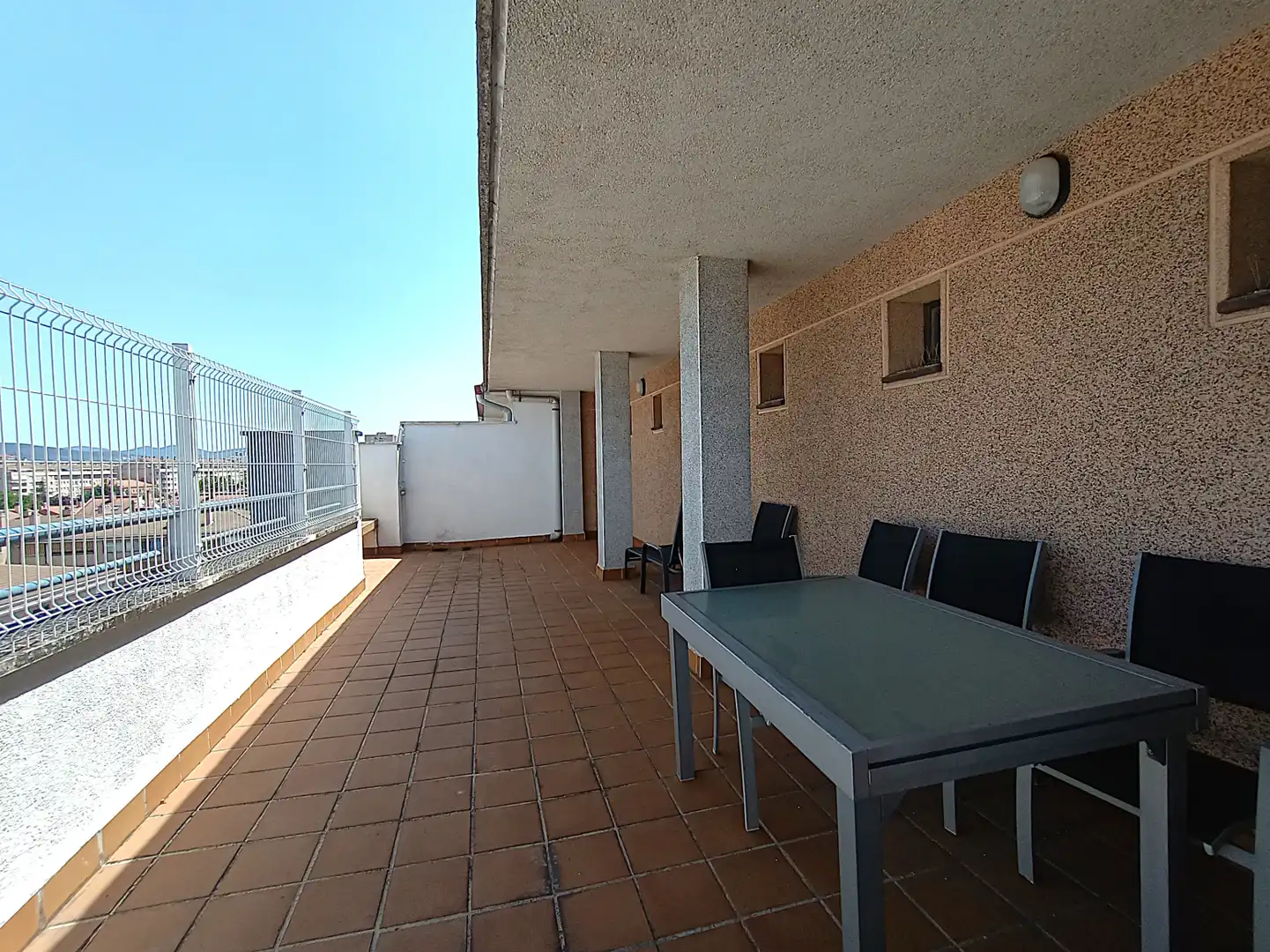Terrace of Attic for rent in Barañáin / Barañain  with Heating, Parquet flooring and Terrace