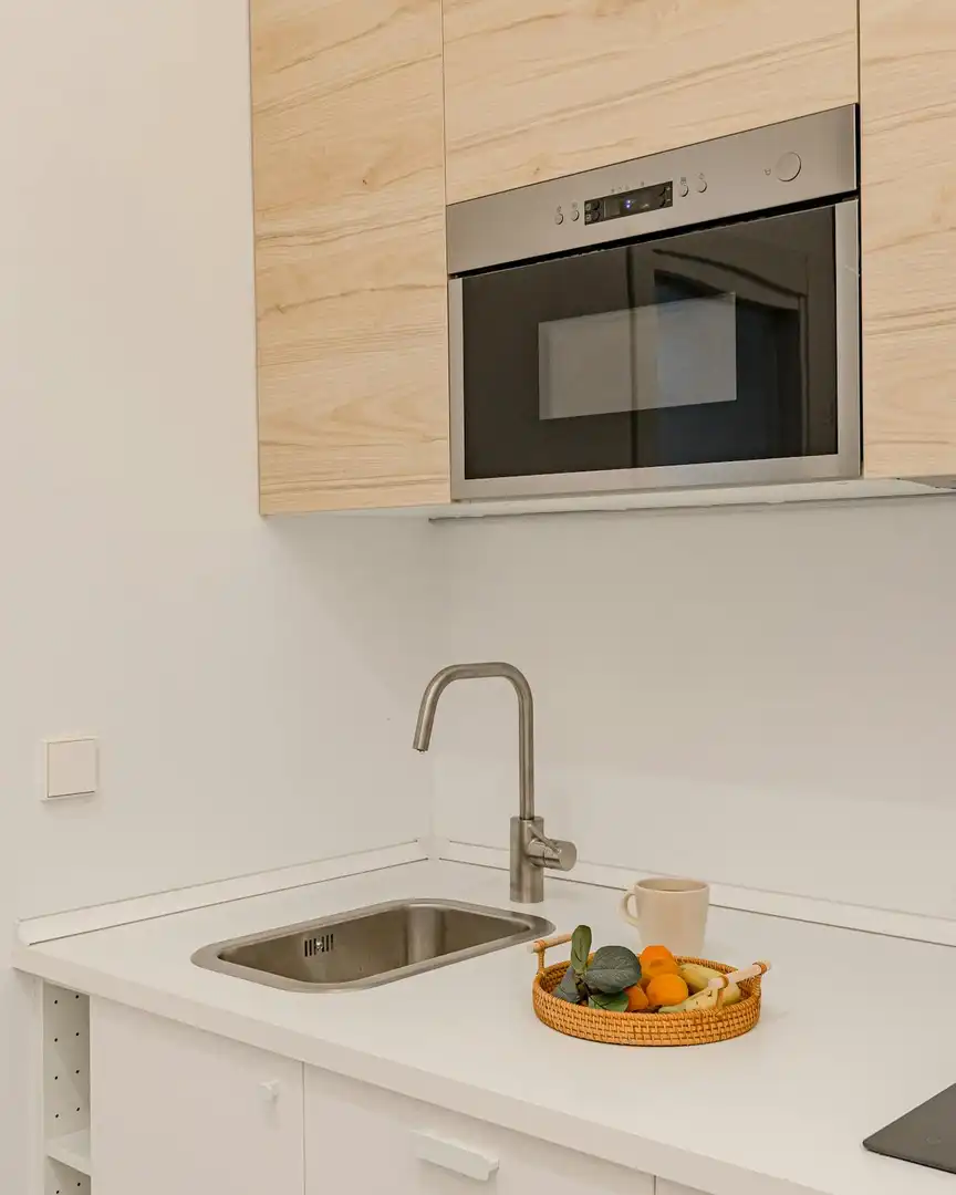 Kitchen of Flat for rent in Madrid  with Air Conditioner, Heating and Furnished