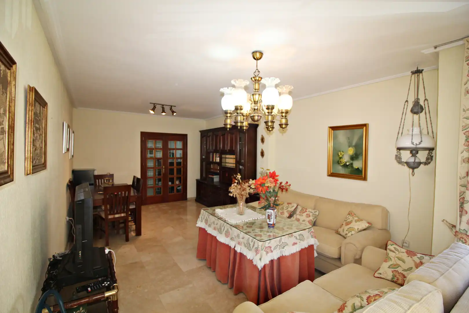 Sala de estar de Piso en venta en Huelva con Amueblado y Balcón