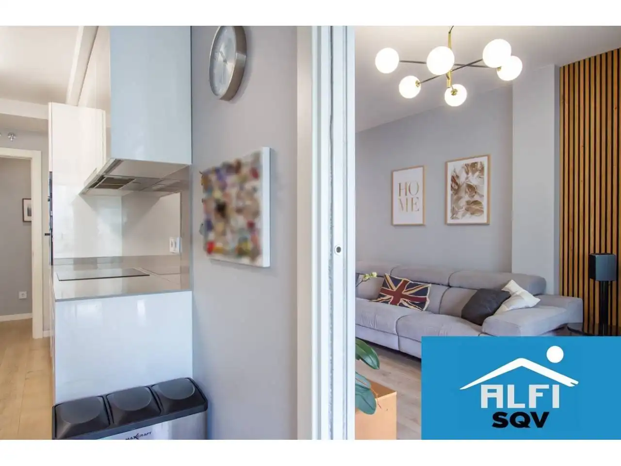 Living room of Flat for sale in Sant Cugat del Vallès  with Air Conditioner, Heating and Terrace