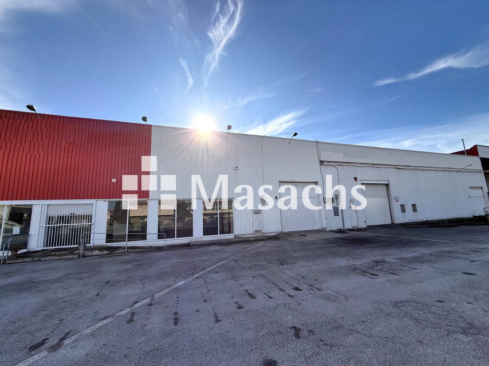 Vista exterior de Nave industrial de alquiler en Sant Andreu de la Barca