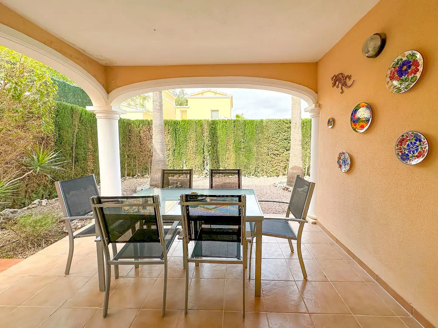 Terrace of Duplexes for sale in Calpe / Calp  with Air Conditioner, Heating and Private garden