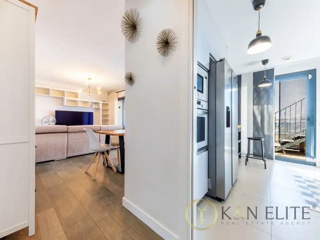 Cocina de Ático en venta en Alicante / Alacant con Aire acondicionado, Jardín privado y Terraza