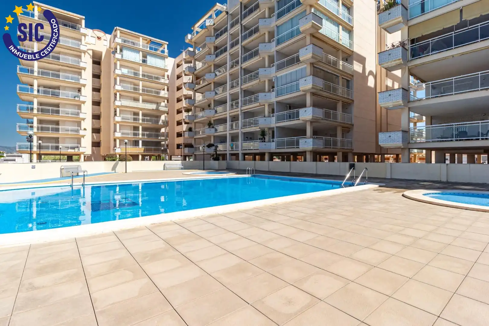 Swimming pool of Attic for sale in Peñíscola / Peníscola  with Air Conditioner, Heating and Terrace