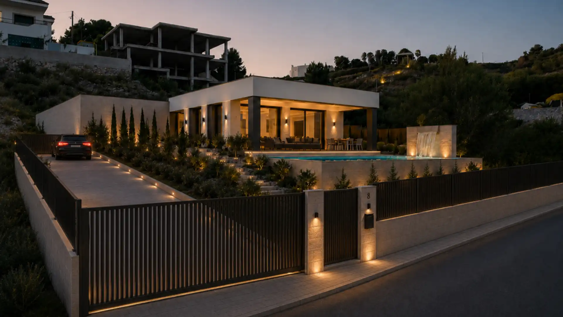 Chalet de obra nueva con piscina en venta en Calle Felipe II 83