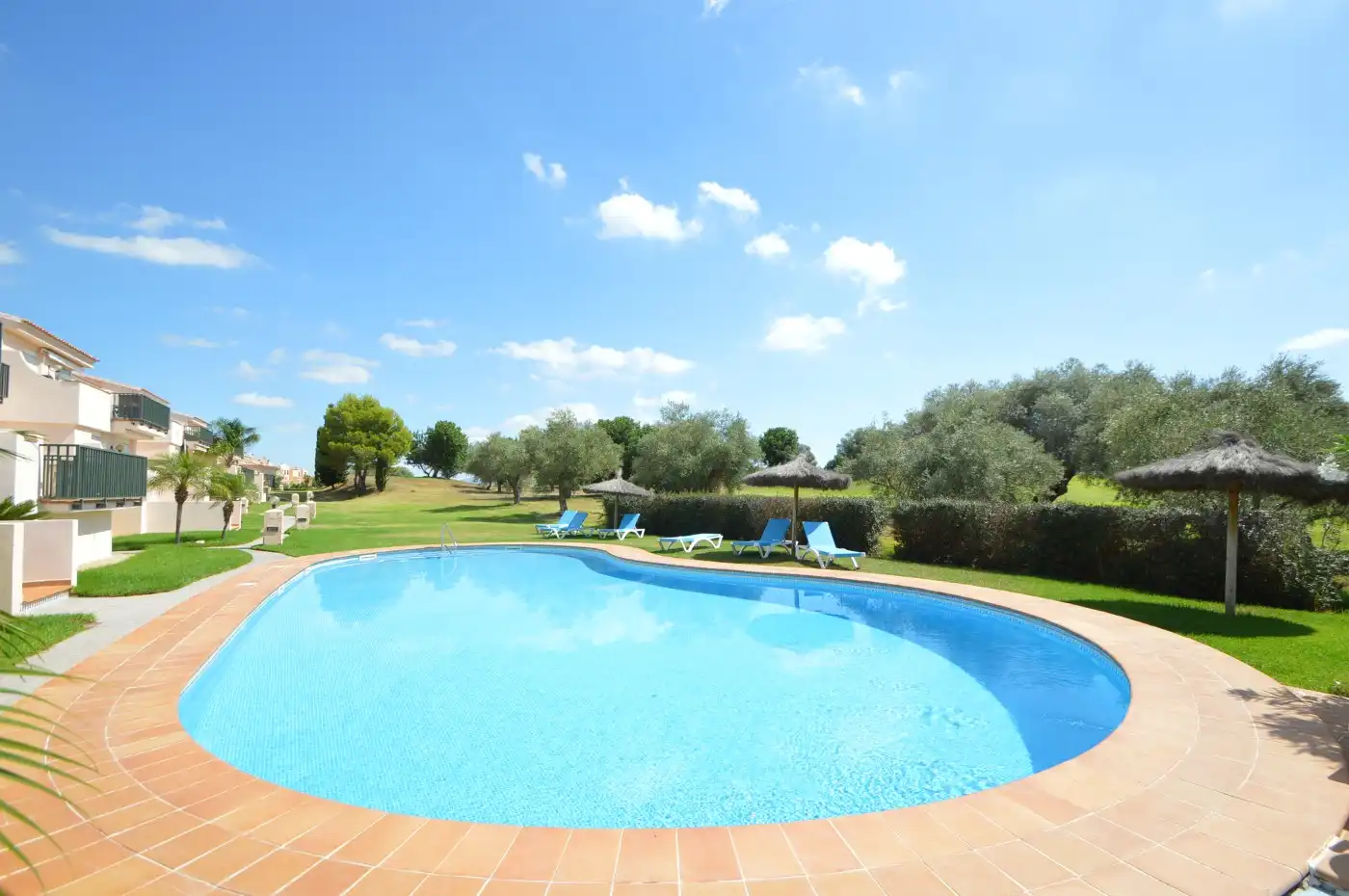 Swimming pool of Apartments for sale in San Jorge / Sant Jordi  with Air Conditioner, Heating and Terrace